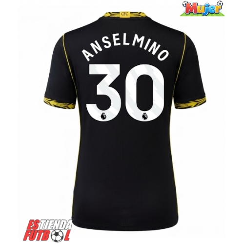 Chelsea Aaron Anselmino #30 Segunda Equipación Mujer 2026-27 Manga Corta